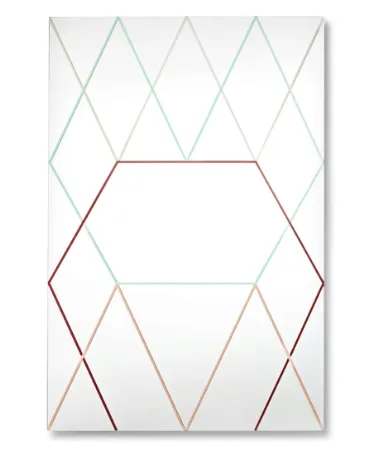 IKEA Mirror with Colourful Details