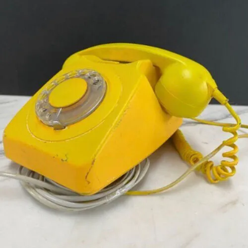 Yellow Vintage Phone