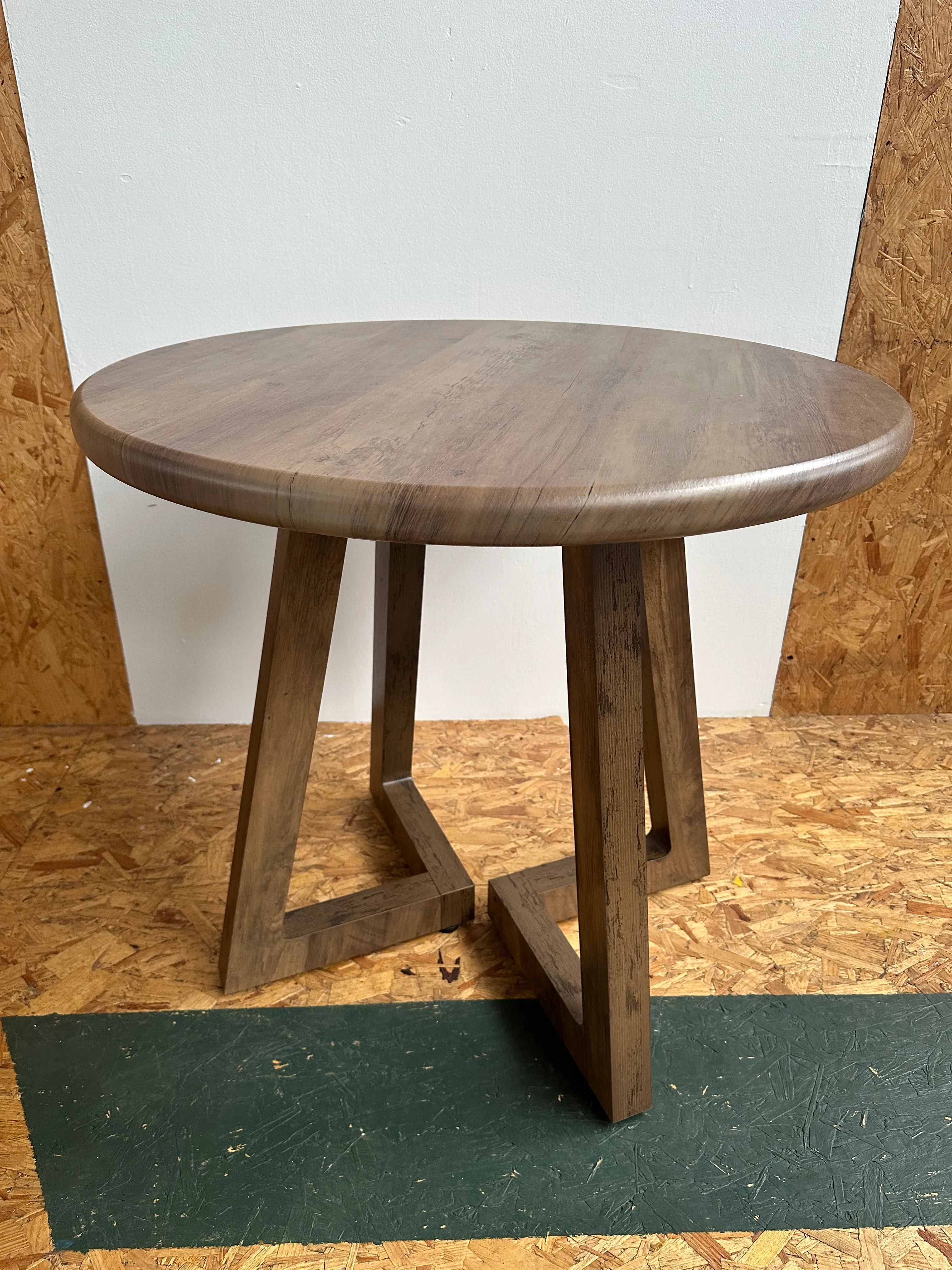 Brown Round Dining Table