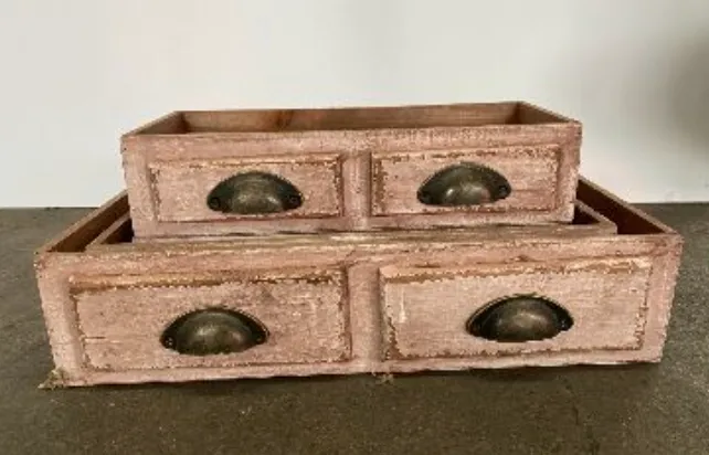 Stacking Wooden Drawers