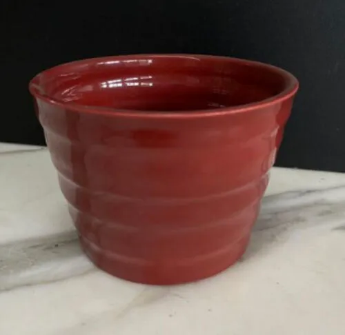Small Red Plant Pot