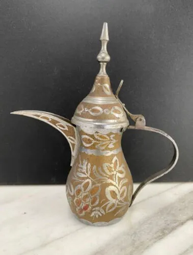 Silver Arabic Dallah Coffee Pot