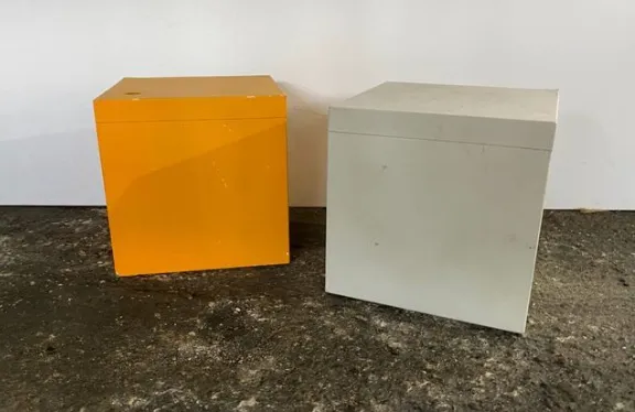 Small Wooden Box Plinths