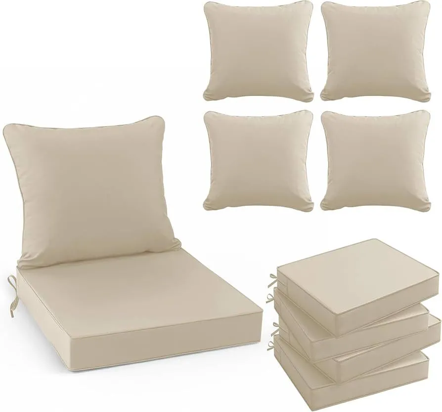 Ivory Garden Seat Cover (set of 4)