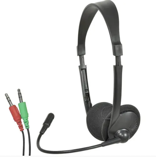 Headphones with Rotating Boom (2 Jacks)