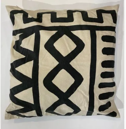 Black/Cream Aztec Print Cushions