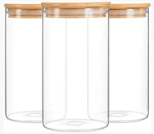 Jar with Wood Top (8 inch)