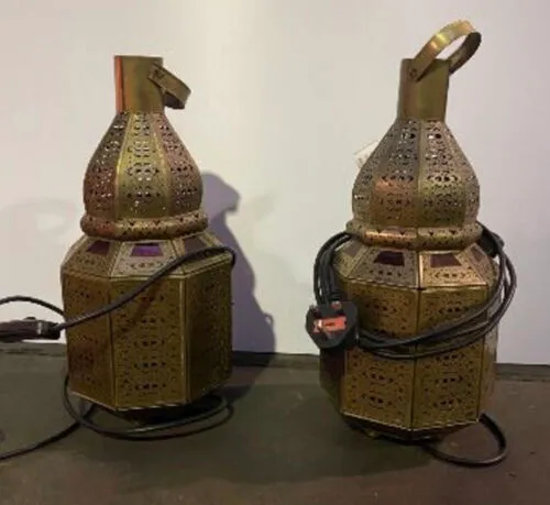 Gold Plug-in Lanterns