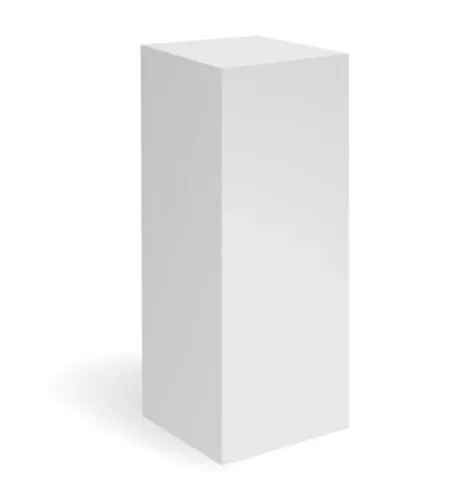 White Wooden Plinths 40 x 40 x 120