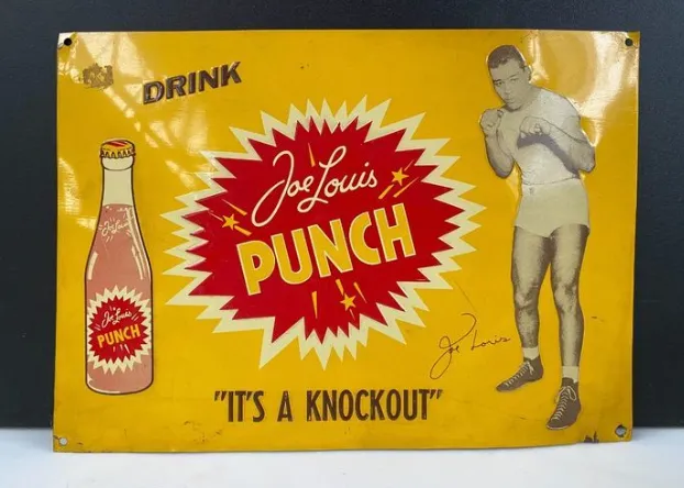 Vintage Sign Joe Louis Punch
