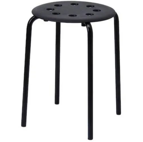 Black Plastic Stools