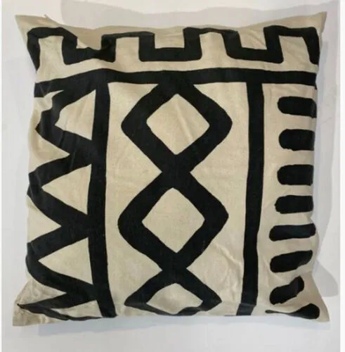 Black/Cream Aztec Print Cushions
