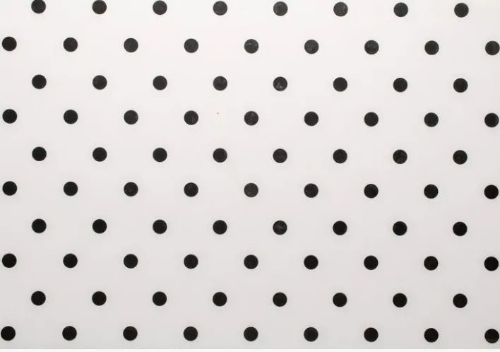 Poka Dot Black and White Background