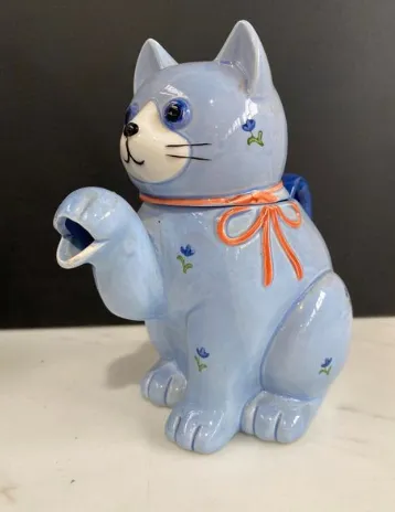 Blue Cat Teapot