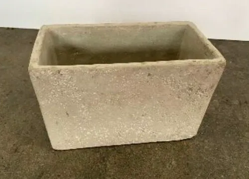 Small Concrete Rectangular Pot