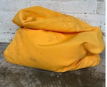 Yellow Beanbag Cushion