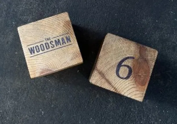 Woodsman Number Blocks