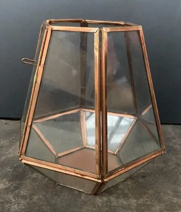 Copper Geometric Terrarium