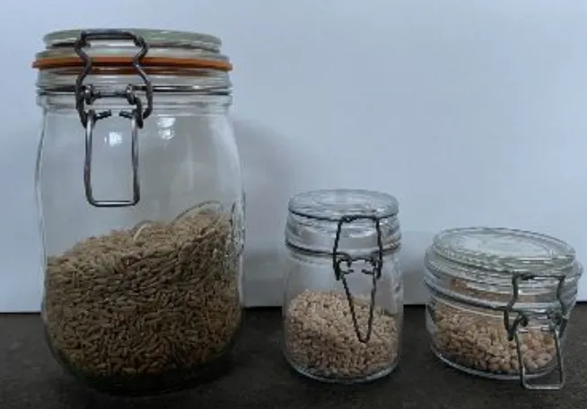 Jars of Grains