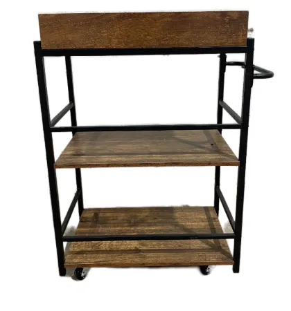 Wooden Bar Trolley