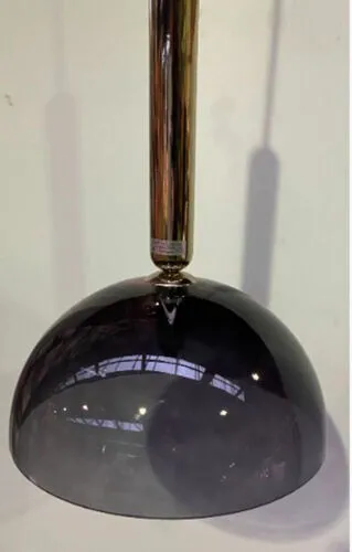 Half Sphere Dark Glass Ceiling Light
