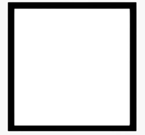 Black Square Frame (7.5 x 7.5)