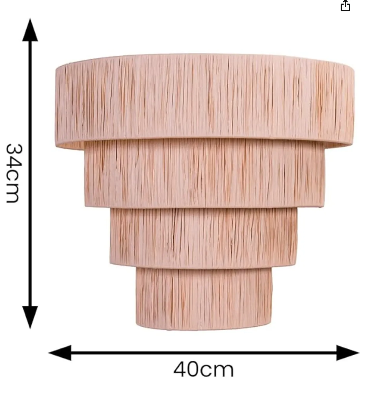 4 layer Natural Pendant