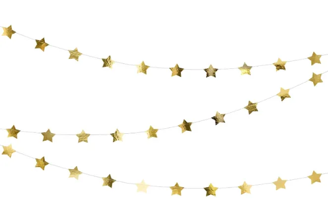 Gold Star Garland