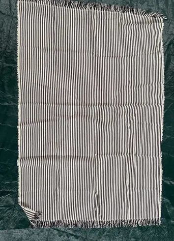 Blue/White Stripe Blanket