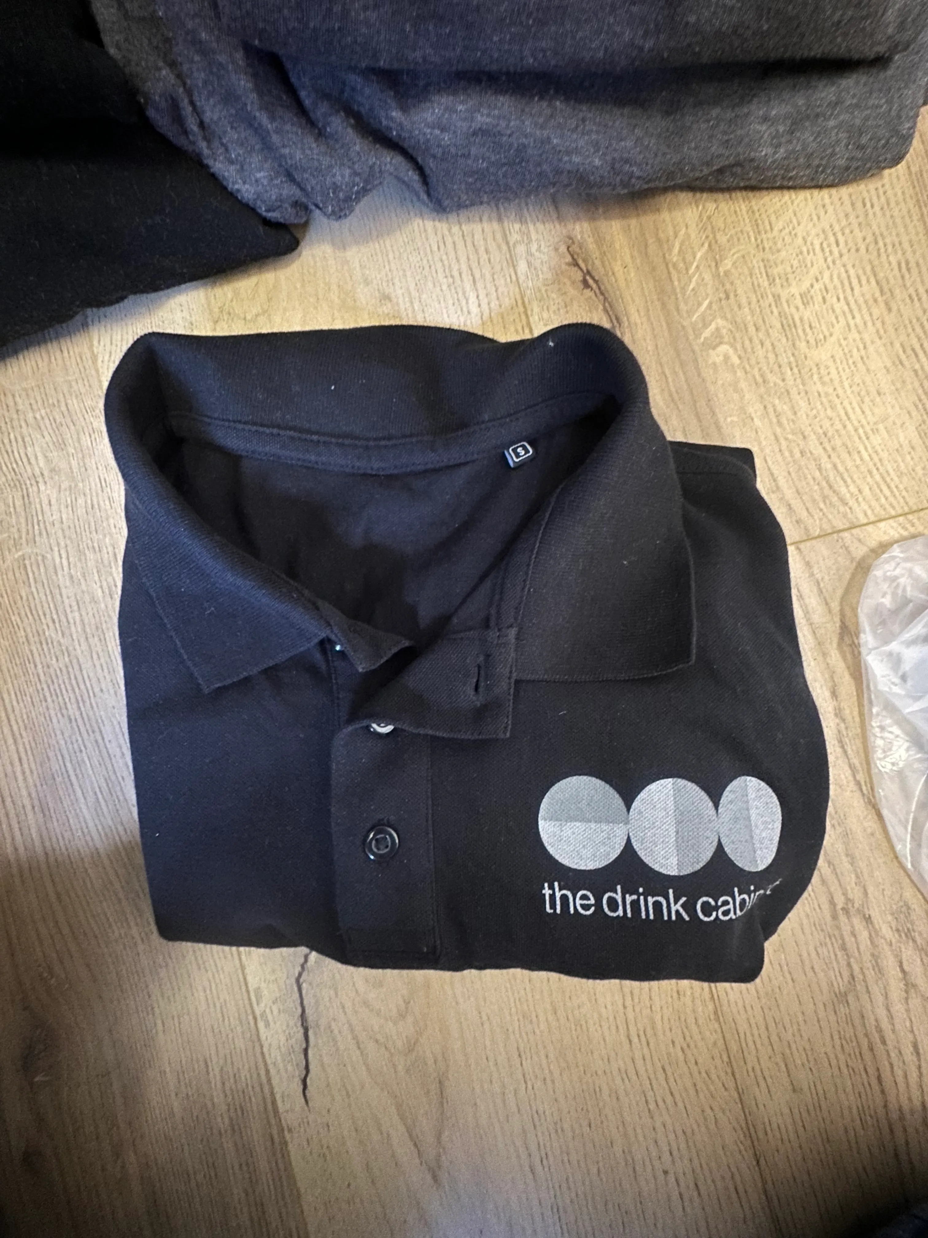 TDC Full Circle Black Polo (Medium)