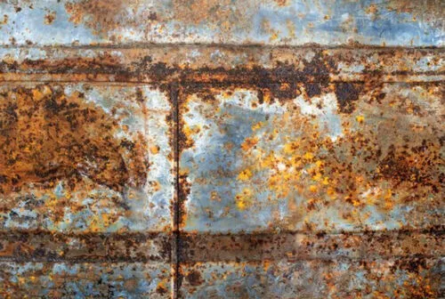 Rusted Metal Wall Background