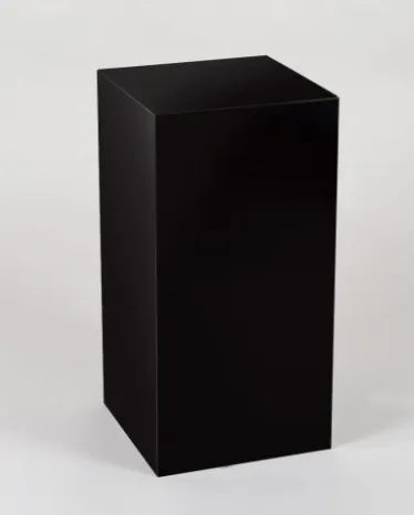 Small Black Acrylic Plinths