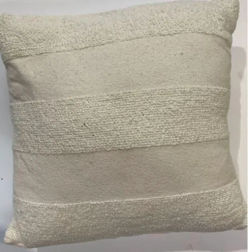 White Striped Cushions