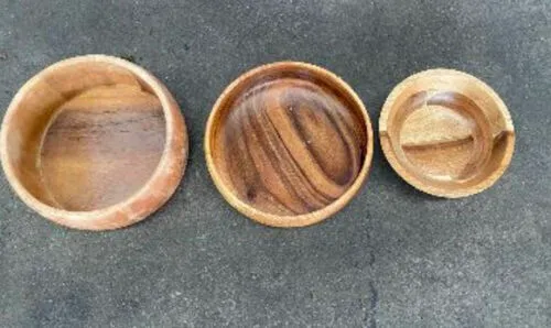 Wooden Fruit Bowls