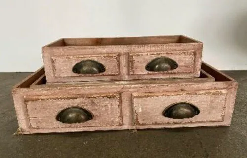 Stacking Wooden Drawers