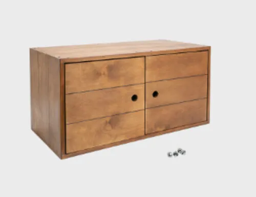 BRIX Rectangle Wood Panel with Doors