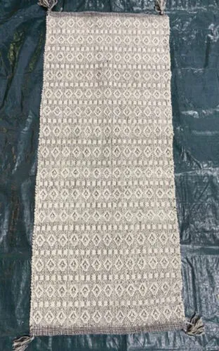 Black/White Diamond Print Rug
