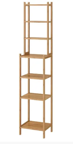 IKEA Tall Bamboo Shelves