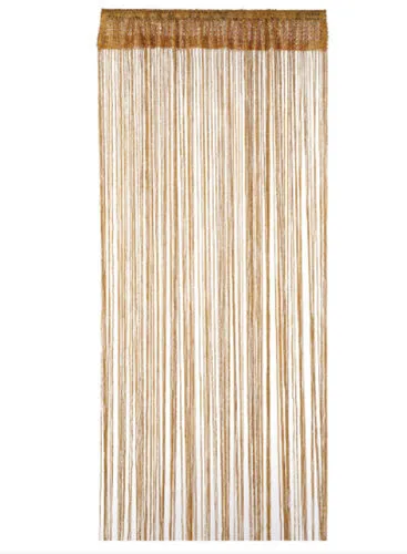 Gold Sparkly String Curtain