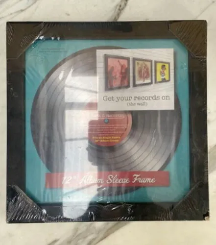 Black Square Record Frame (12 x 12)