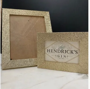 Gold Sparkly Frame (6x4)