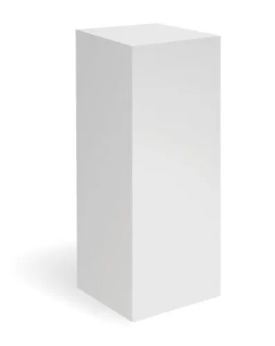 White Wooden Plinths 40 x 40 x 90