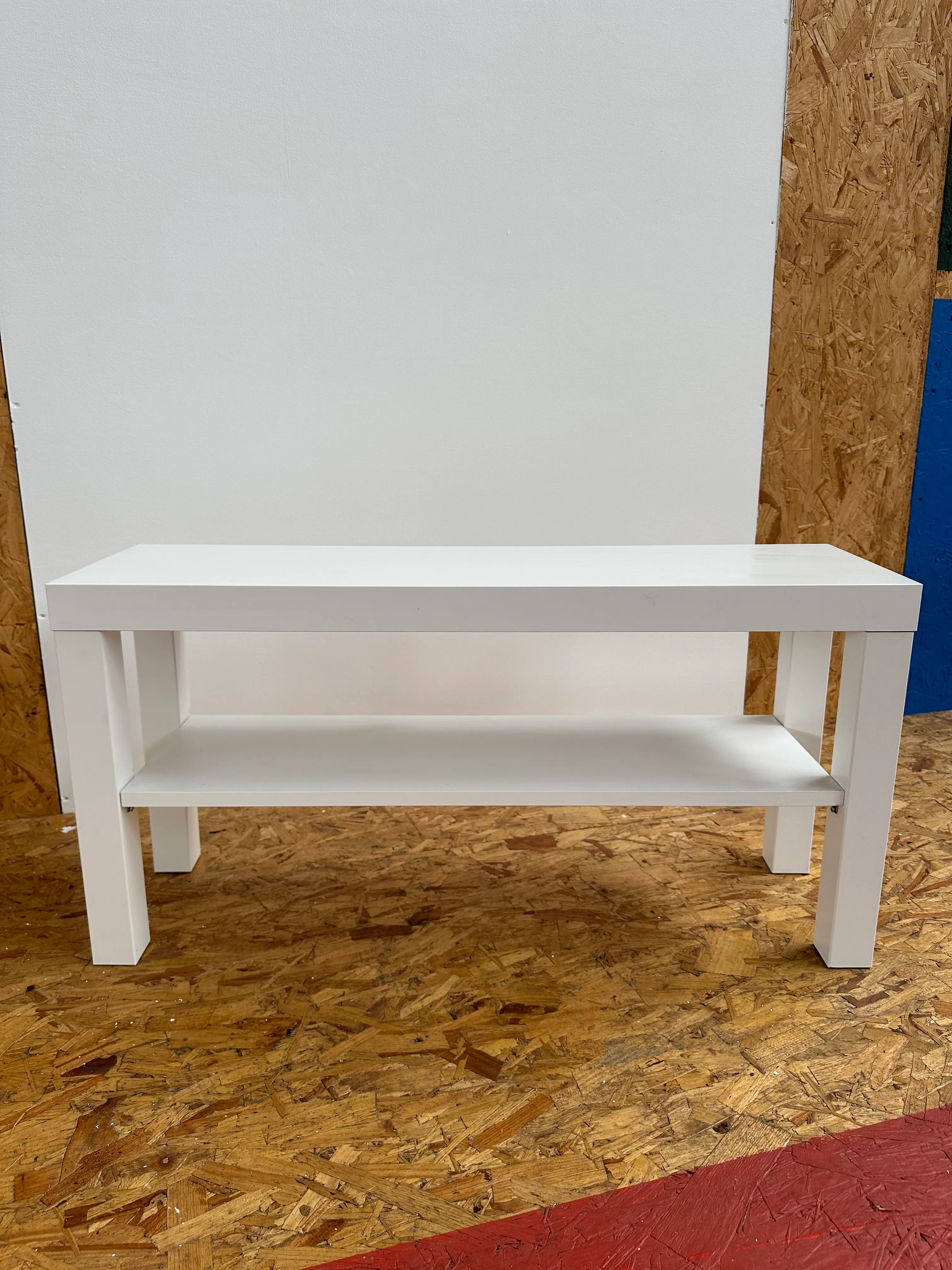 White TV Bench