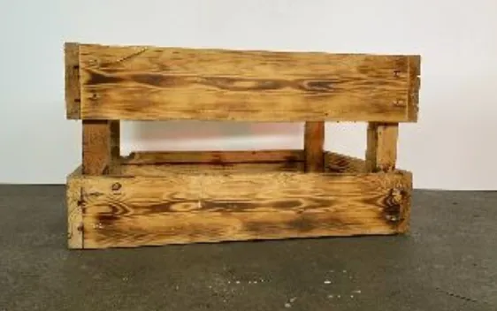 Wooden Crate Large Slats