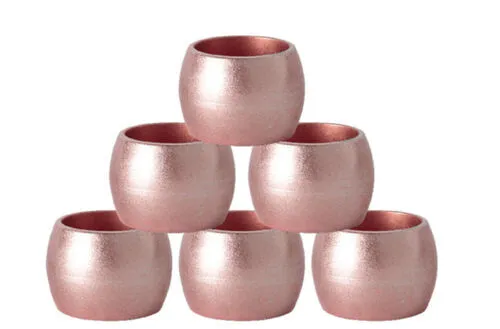 Napkin Ring - Rose Gold (4.5cm) 6pack