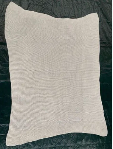 Cream Chunky Knit Blanket