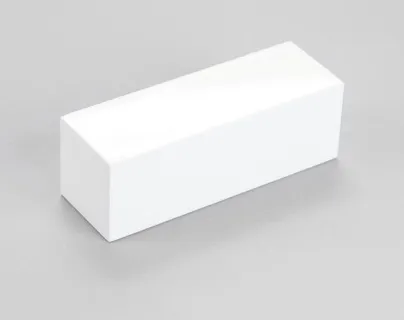 White Rectangular Wooden Plinth