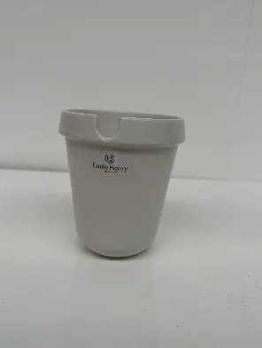 Emily Henry White Ceramic Untensil Holder