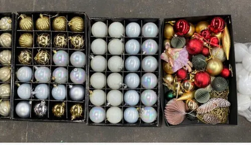 Various Christmas Baubles