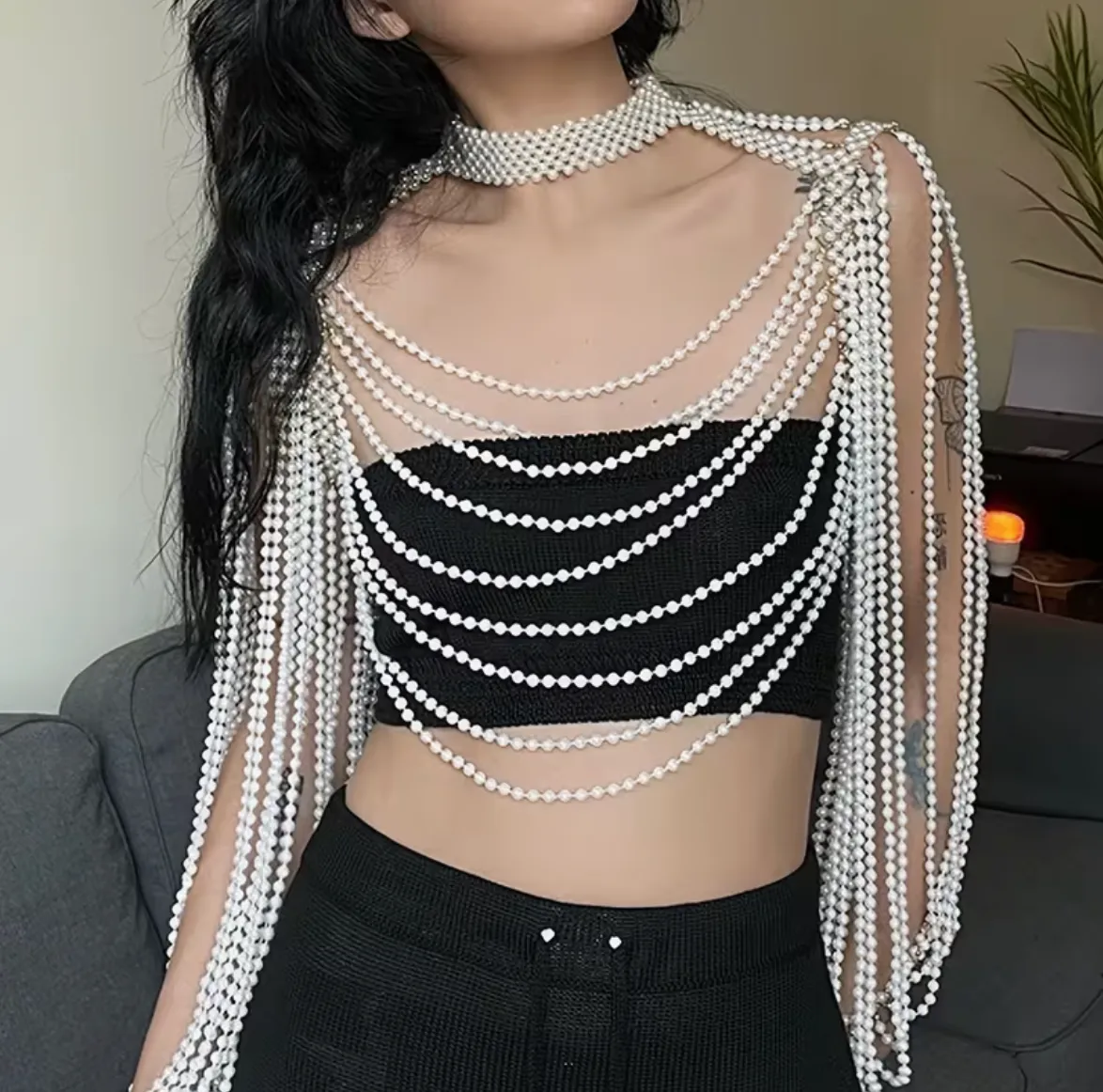 Pearl Body Chain